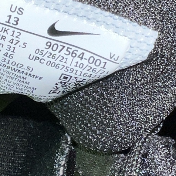 NIKE ZOOM RIVAL S 9 SPRINT SPIKE UNISEX SIZE 13 NEW BLACK:WHITE - Picture 4 of 4